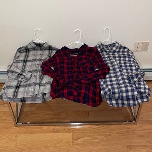 Two pack of high quality flannels. Small and medium left to right.